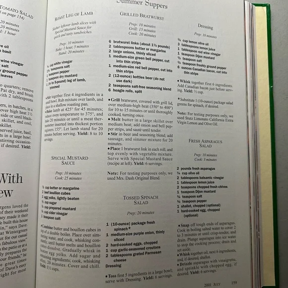 2001 Southern Living Annual Collection of recipes! Hardback in excellent cond - Picture 2 of 2